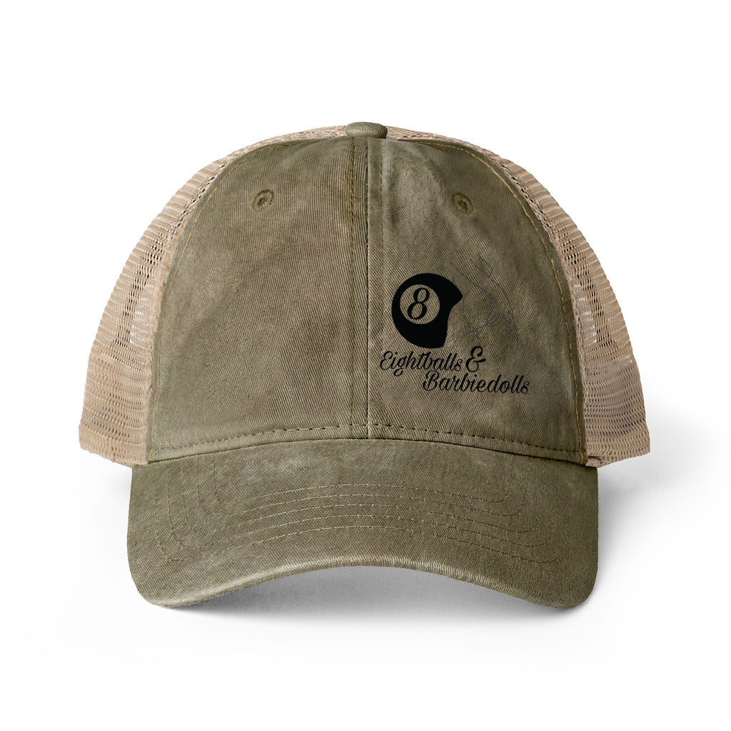 Women's Washed Mesh-Back Cap