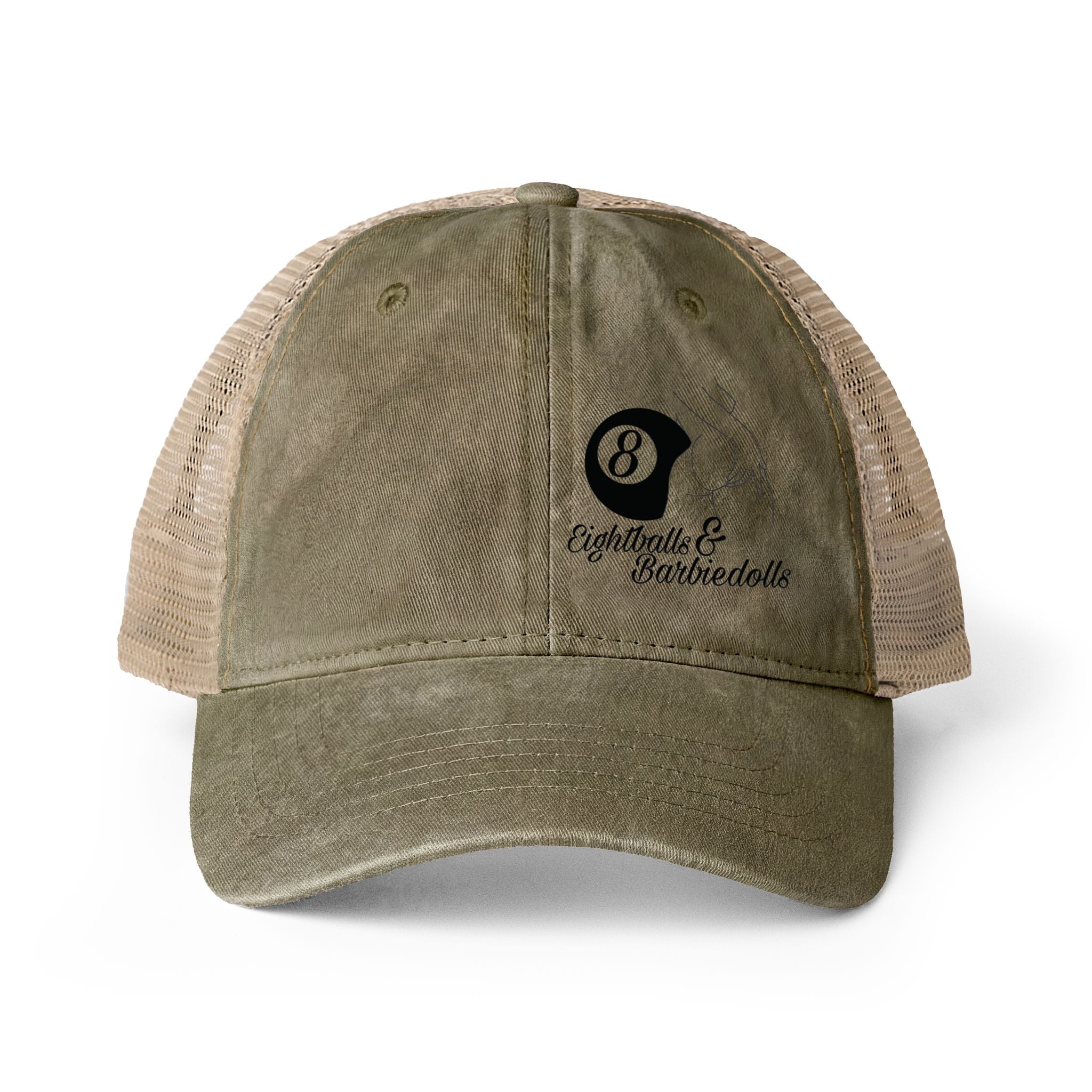 Women's Washed Mesh-Back Cap