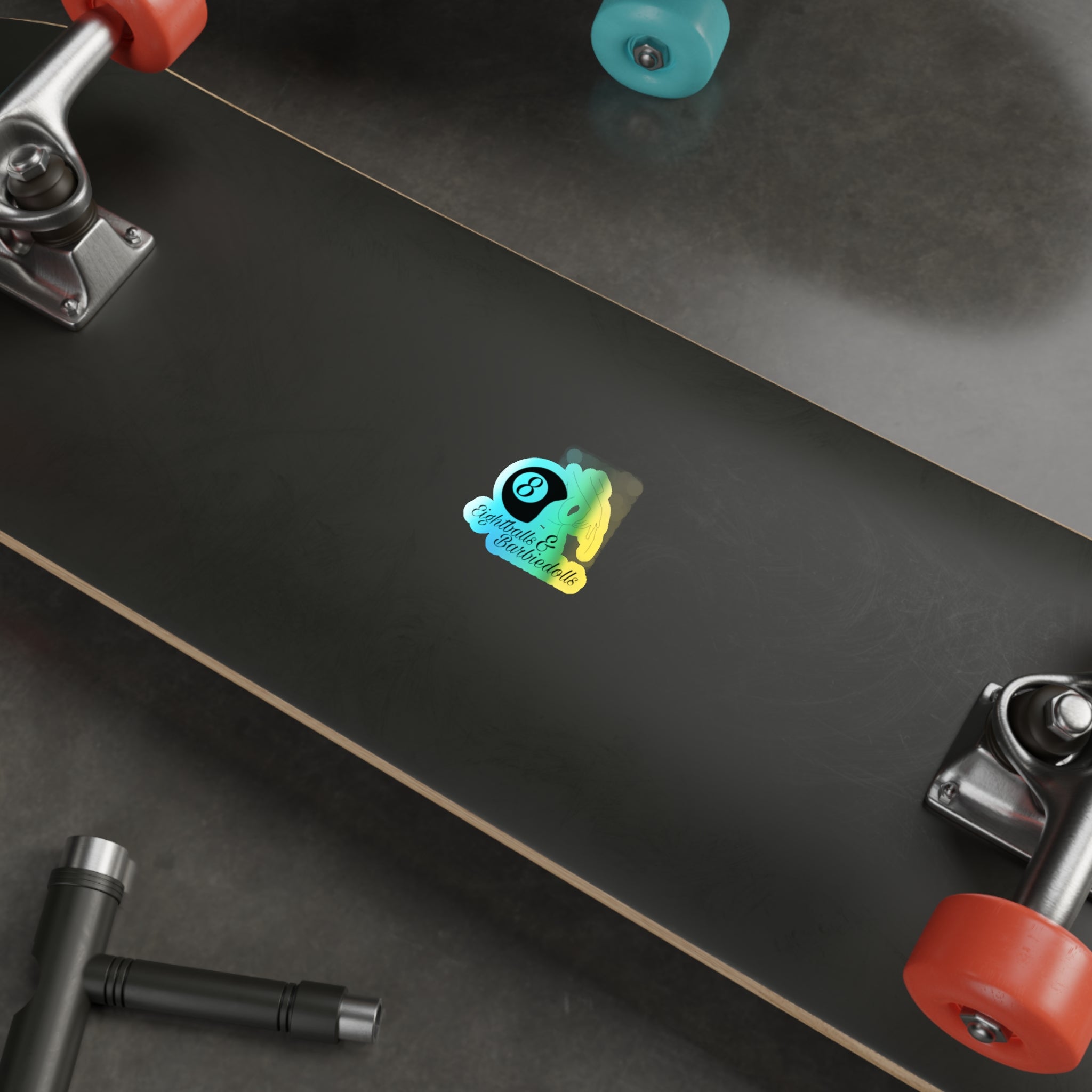 Holographic 8BD sticker