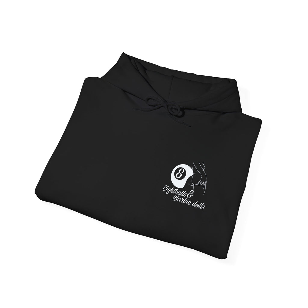 White on black Snoopy hoodie