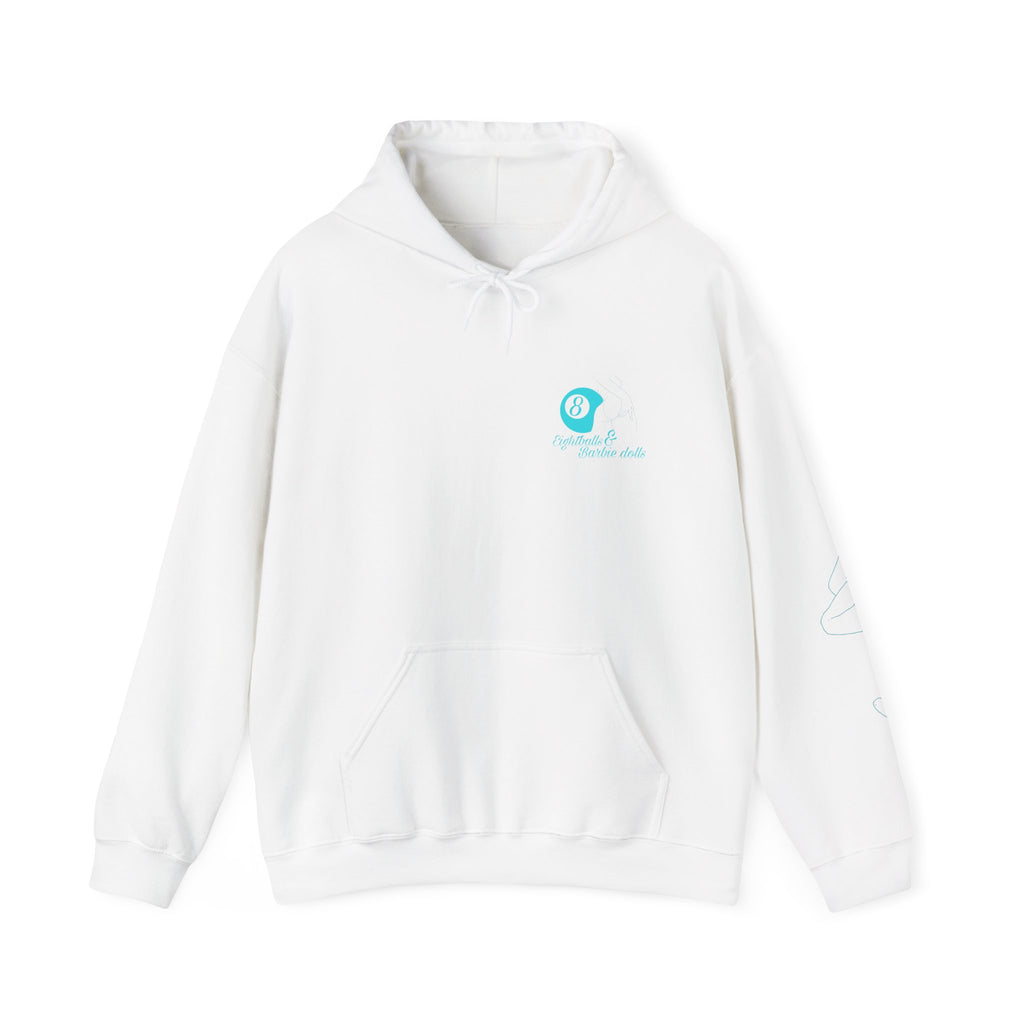 woman sit teal