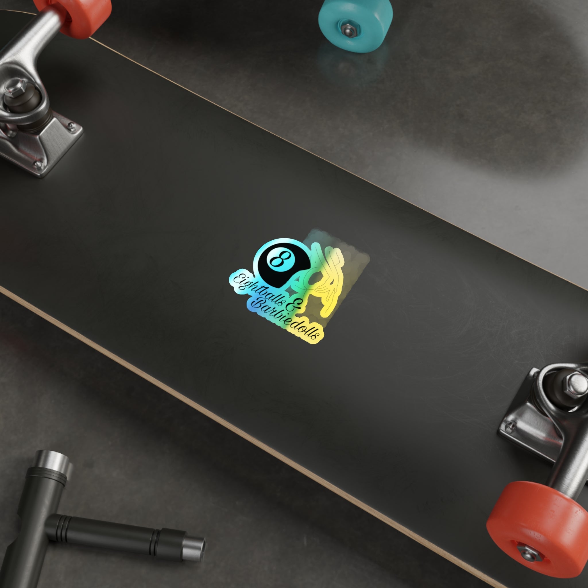 Holographic 8BD sticker