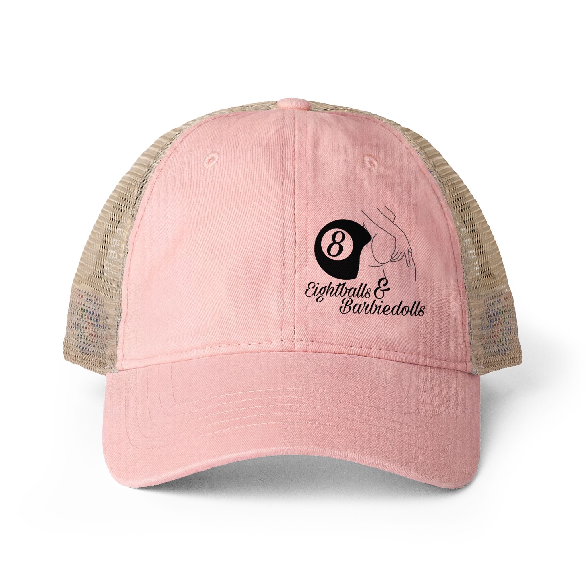 Women's Washed Mesh-Back Cap