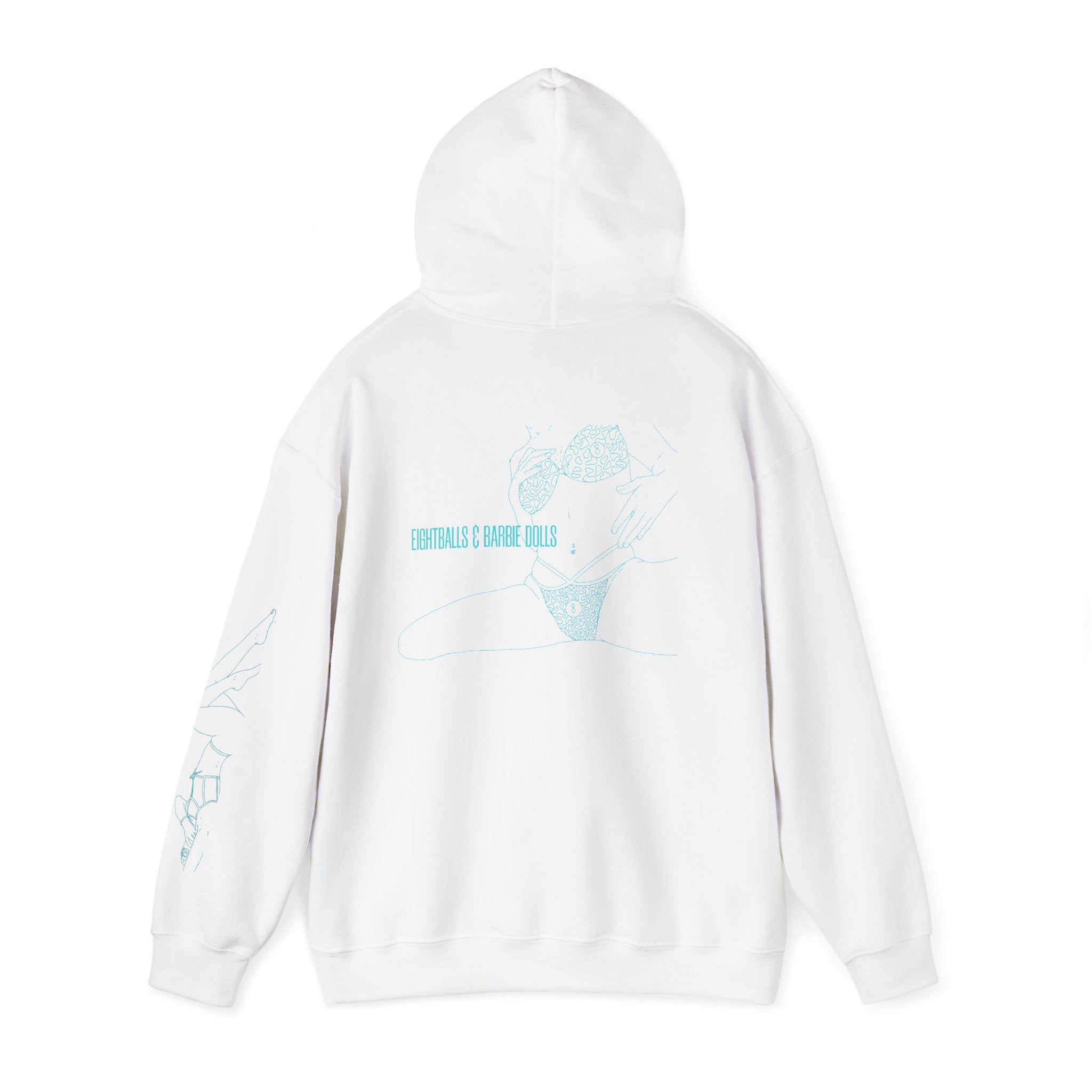 woman sit teal