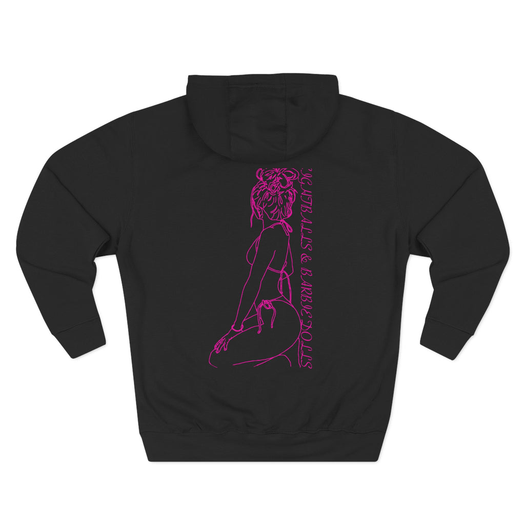 woman lean pink