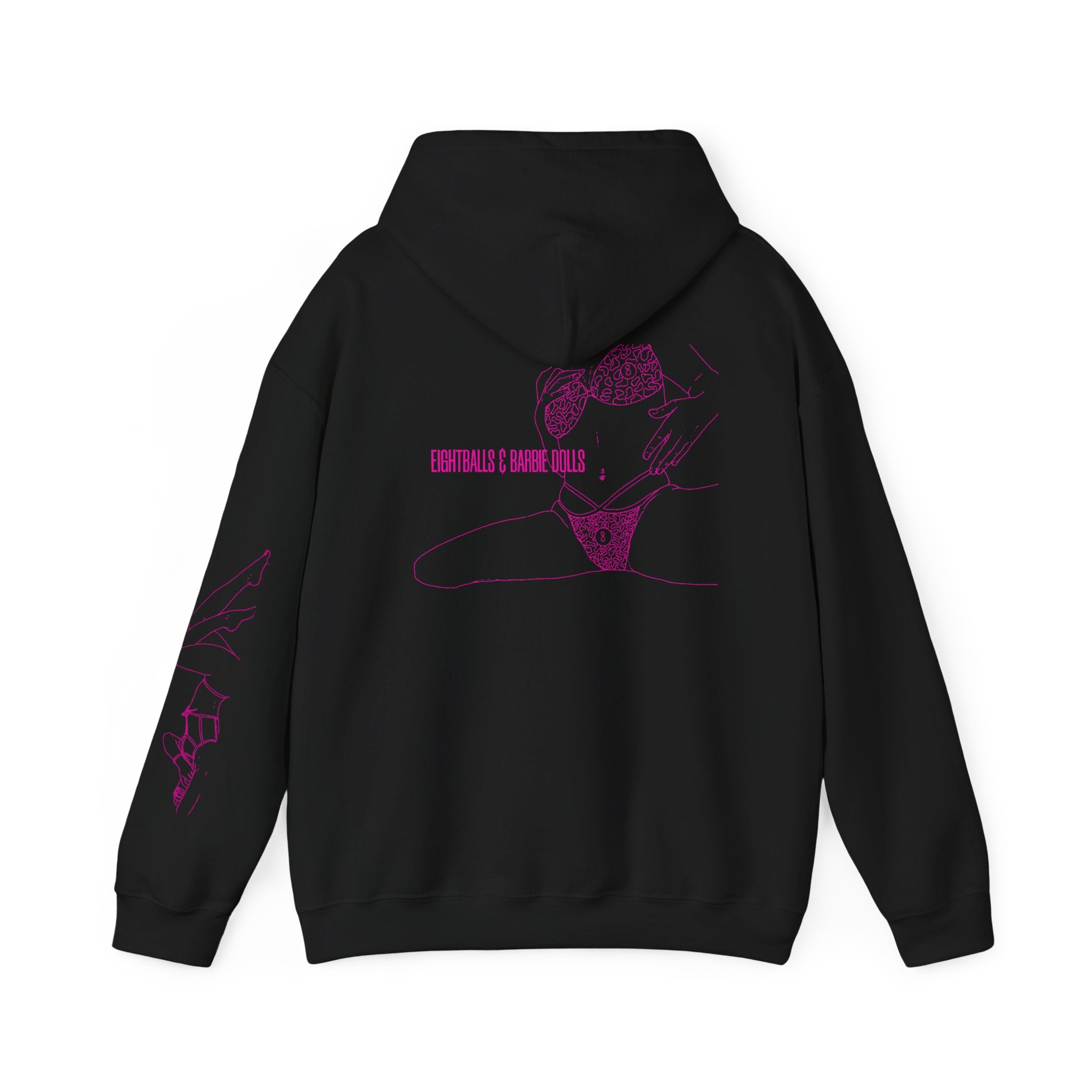 woman sit pink