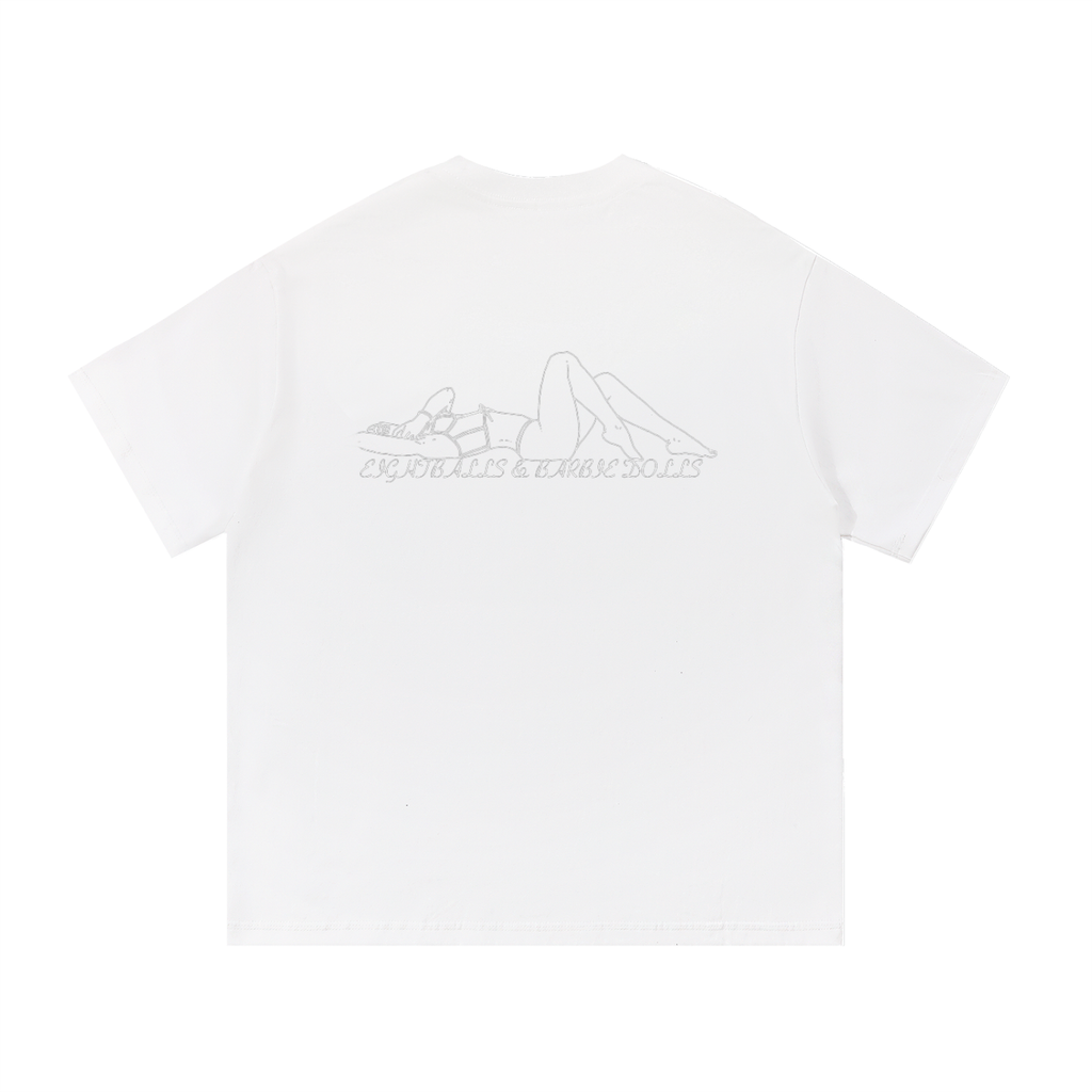 Black/ White Tee