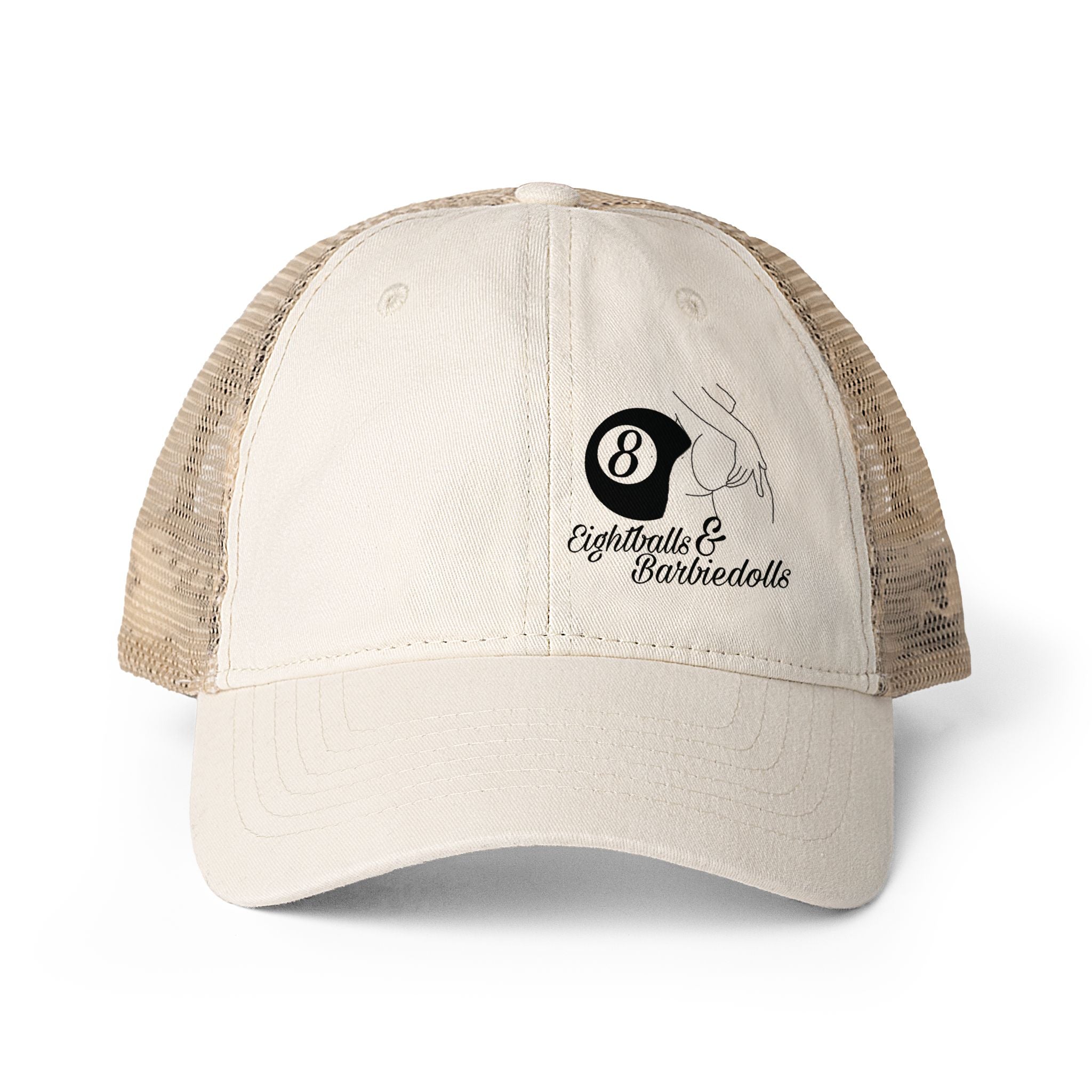 Women's Washed Mesh-Back Cap